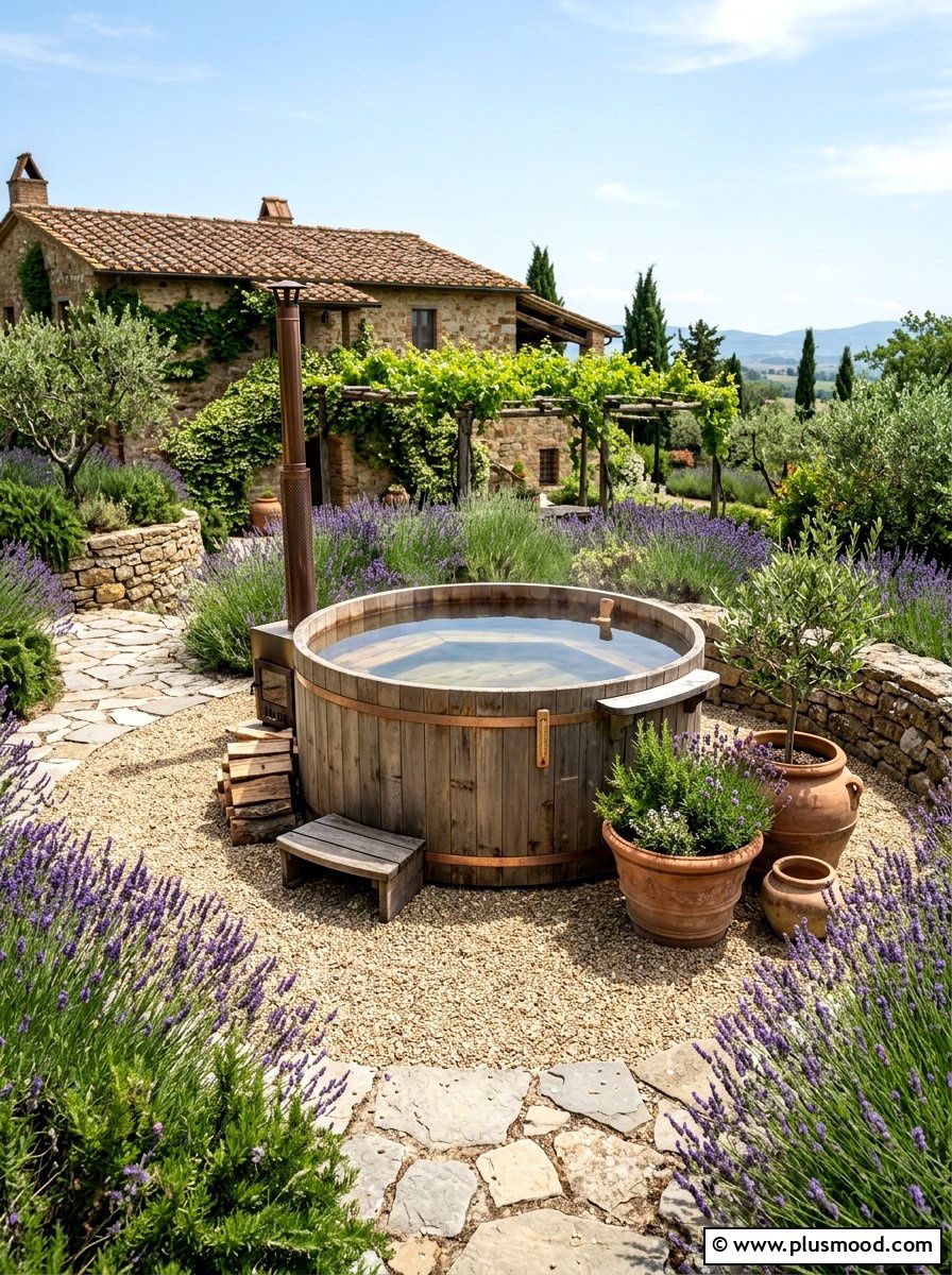 Hot tub on gravel - 25 small backyard ideas with hot tub