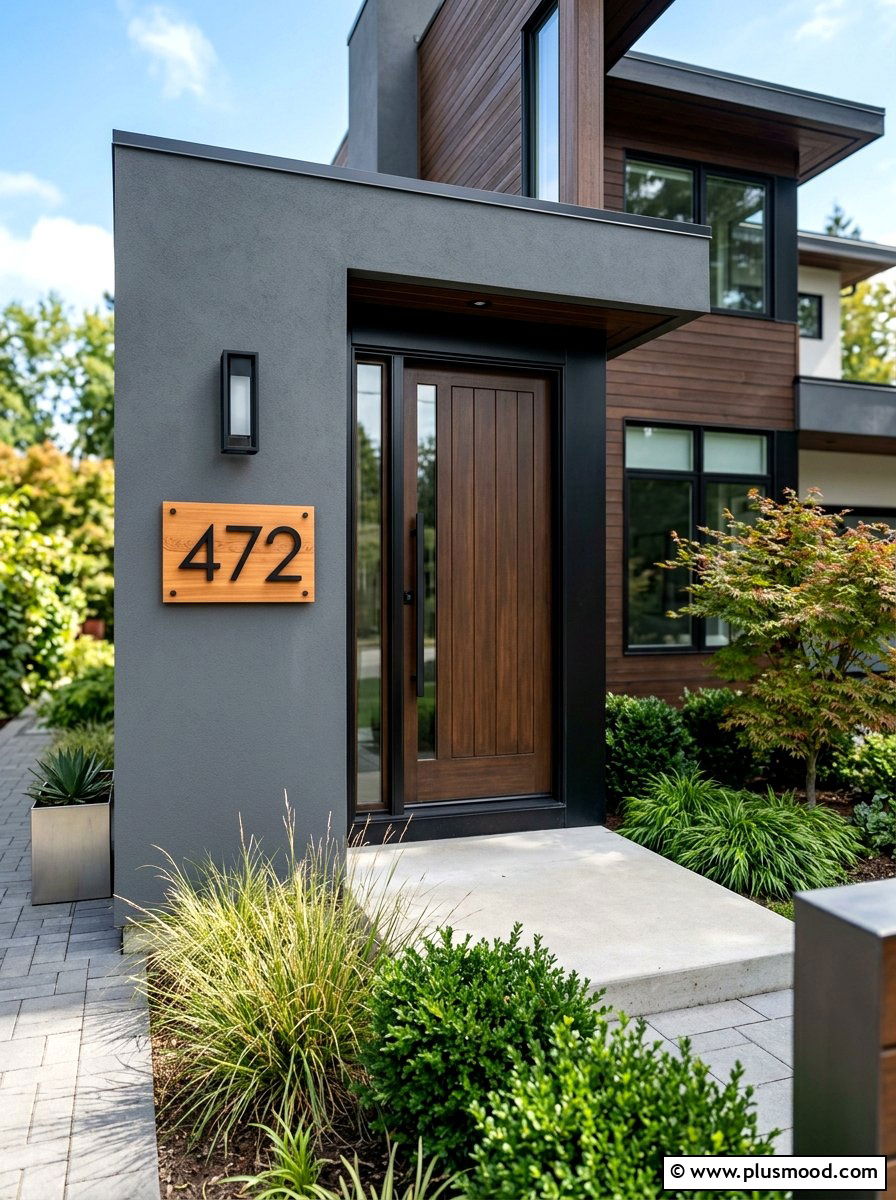 House Number Update - 25 budget summer front porch decor ideas