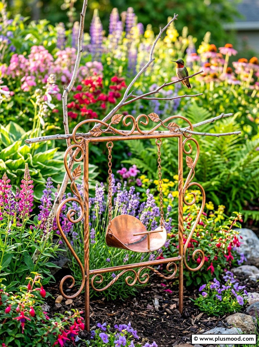 Hummingbird garden perches - 25 summer hummingbird garden ideas