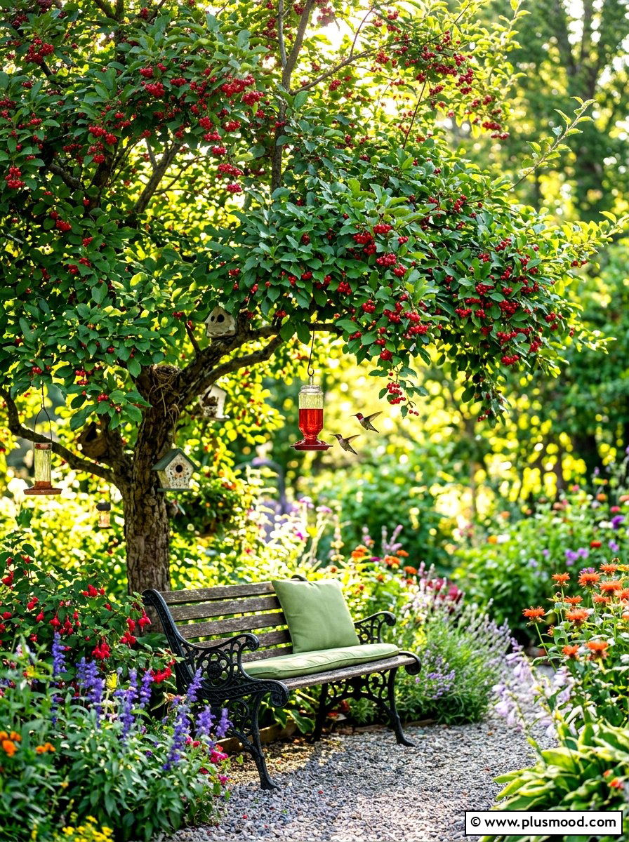 Hummingbird shelter trees - 25 summer hummingbird garden ideas