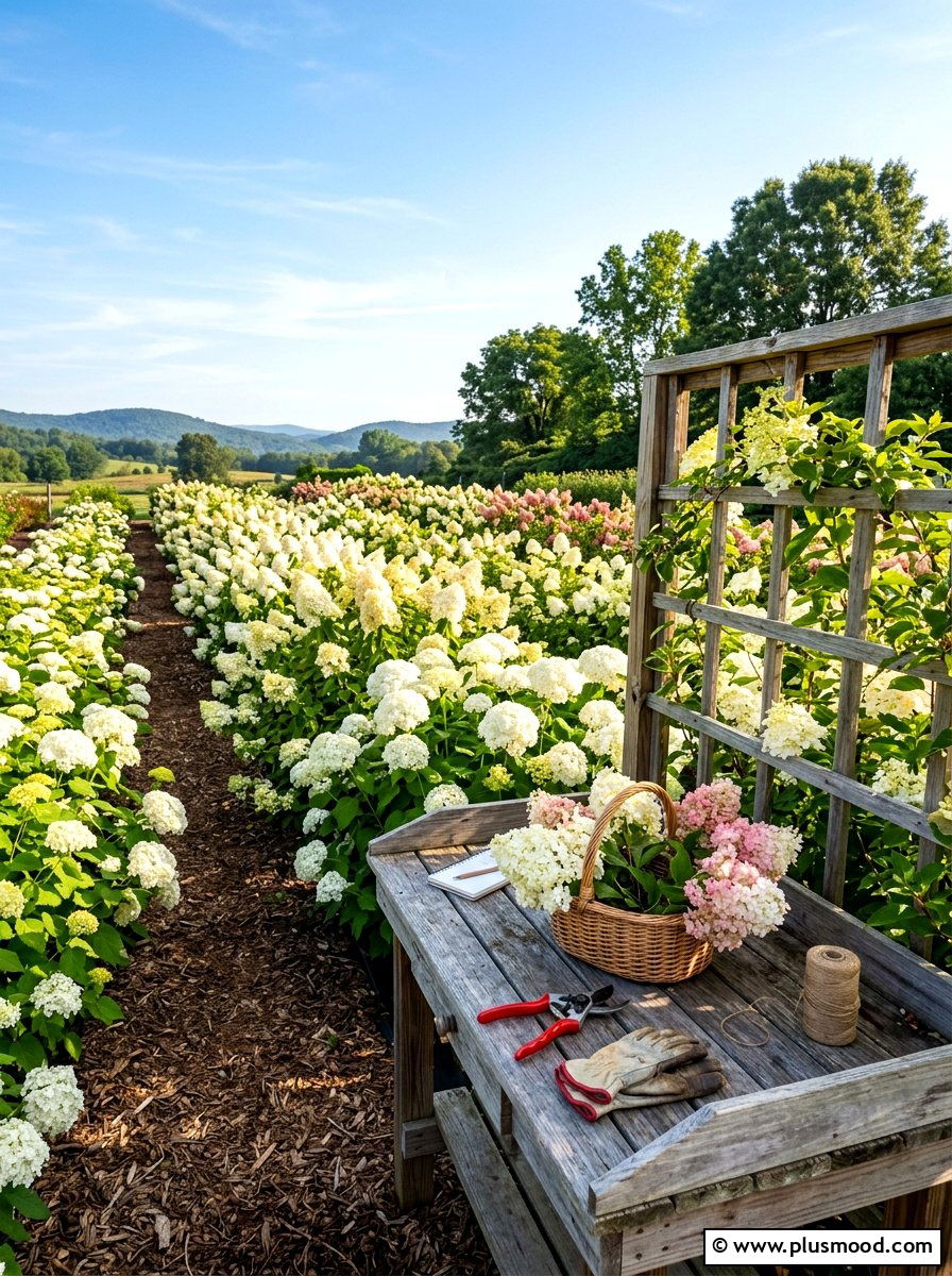 Hydrangea Cut Flower Garden - 25 summer hydrangea garden ideas