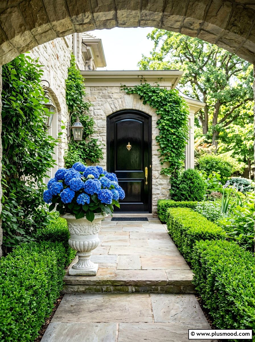Hydrangea pot - 25 summer planter ideas for shade