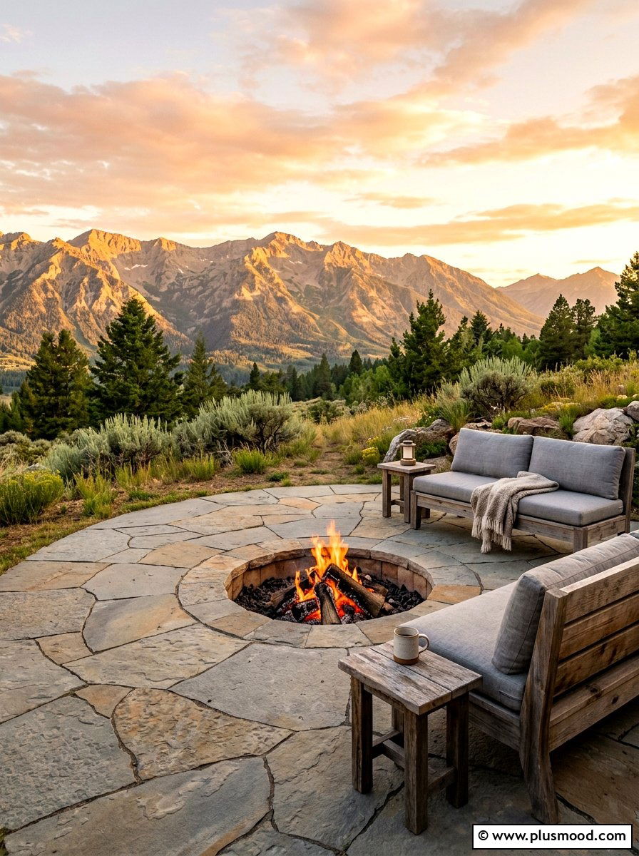 In Ground Fire Pit - 25 summer patio fire pit ideas