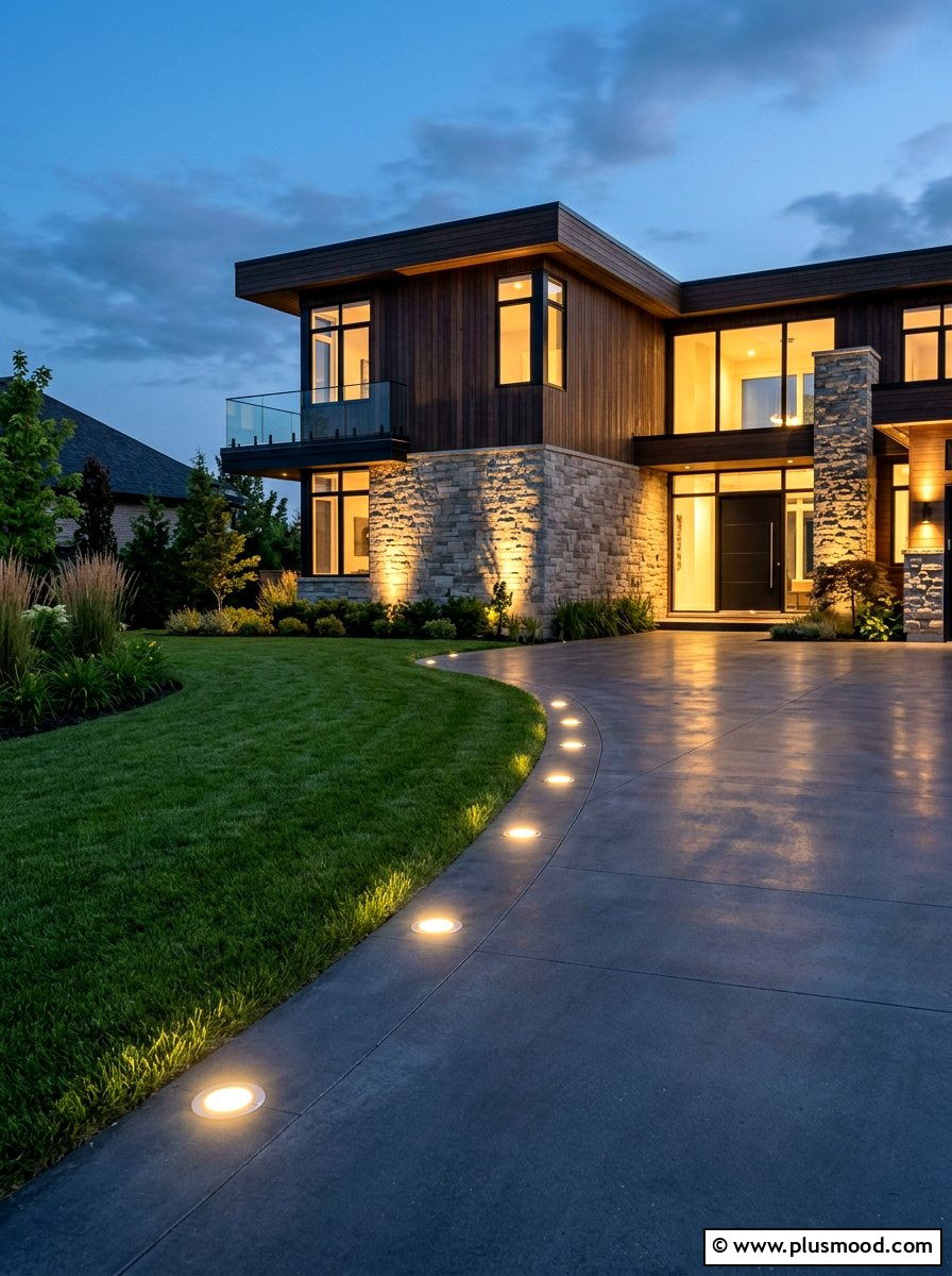 In Ground Lights - 25 summer garden lighting ideas