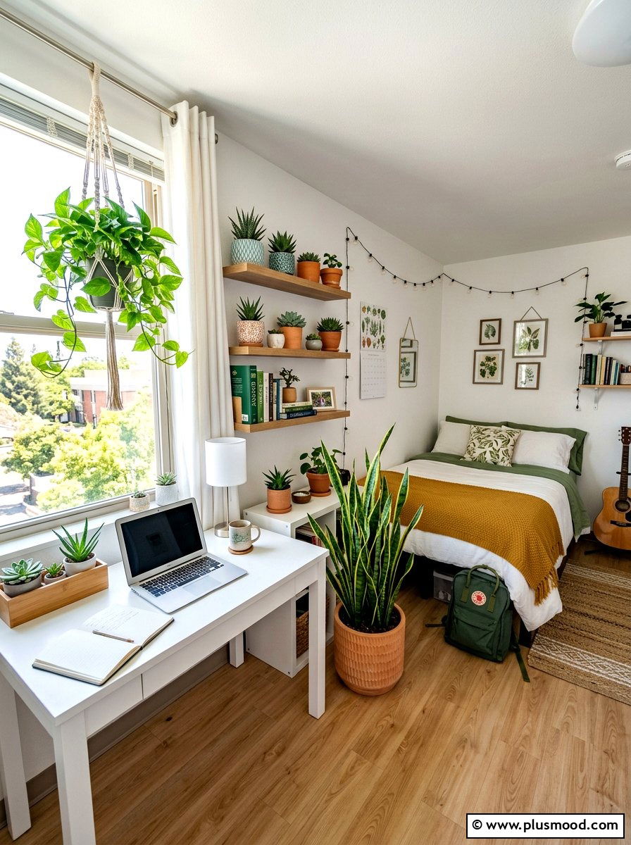 Indoor Dorm Plants - 25 summer dorm room ideas
