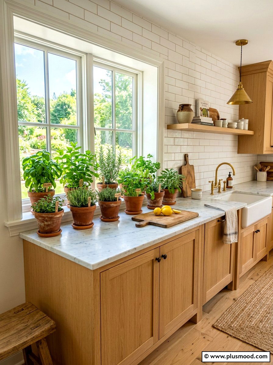 Indoor Herb Garden - 25 easy summer home ideas