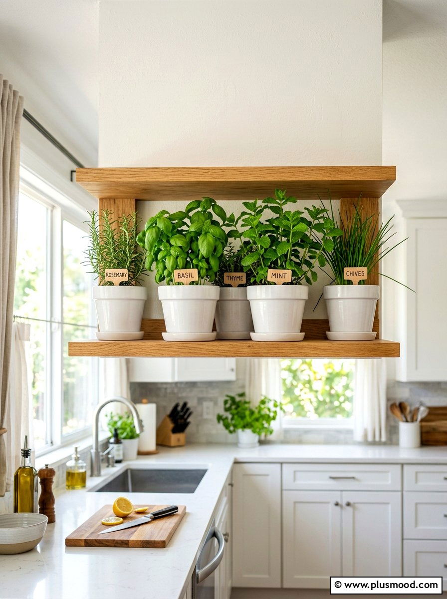 Indoor Herb Garden - 25 summer decorating ideas for home