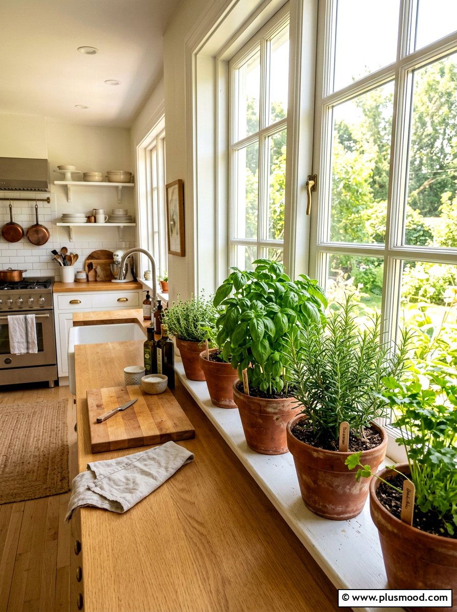Indoor Herb Garden - 25 best summer kitchen decor ideas