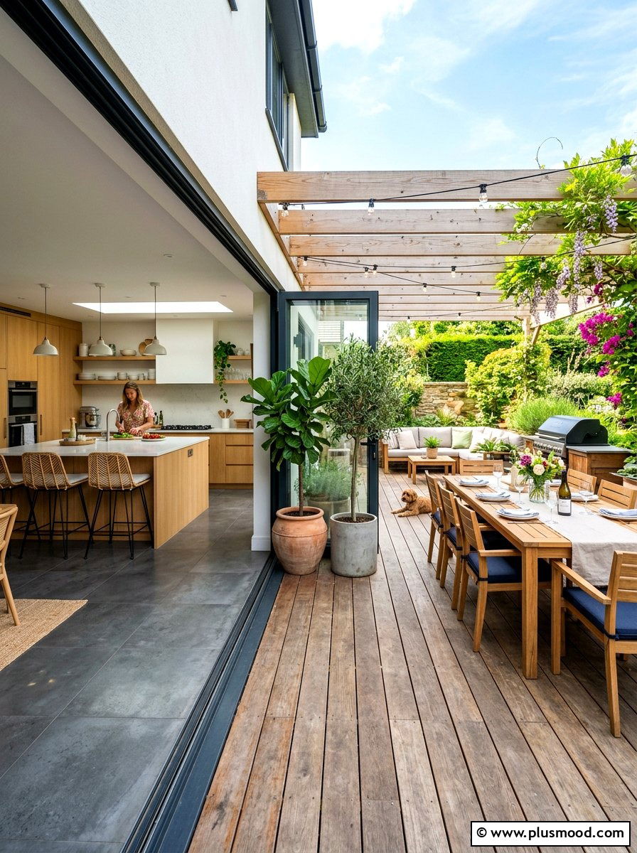 Indoor Outdoor Kitchen - 25 summer kitchen styling ideas