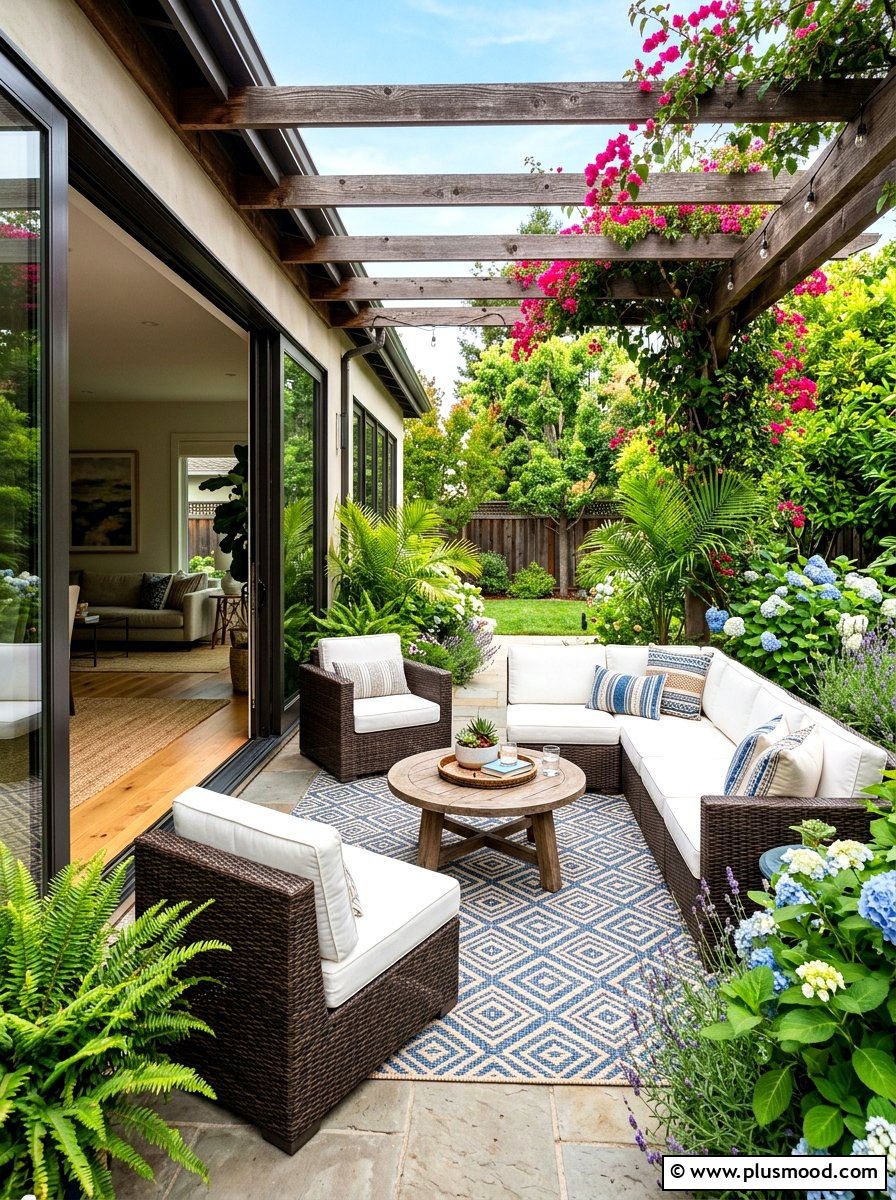 Indoor Outdoor Patio - 25 cozy summer home ideas
