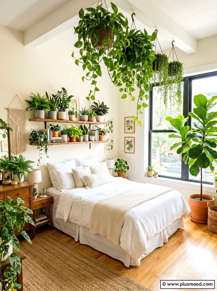 Indoor Plant Bedroom - 25 summer bedroom ideas