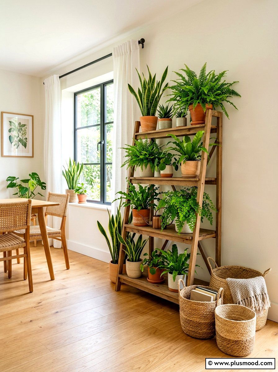 Indoor Plant Corner - 25 summer boho decor ideas