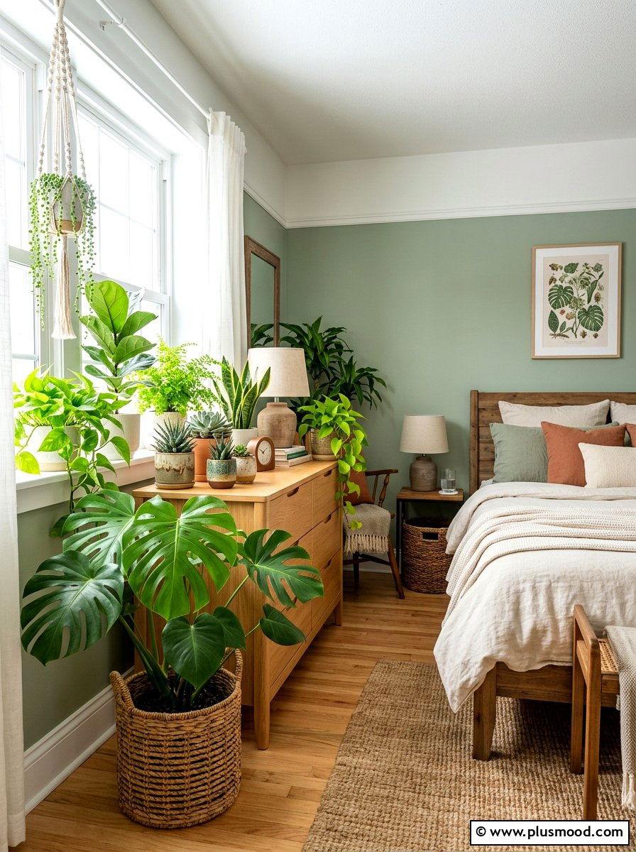 Indoor bedroom plants - 25 summer bedroom refresh ideas