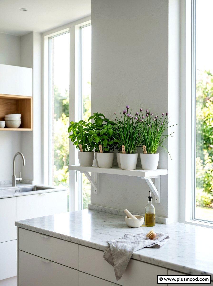 Indoor herb garden - 25 summer herb garden ideas