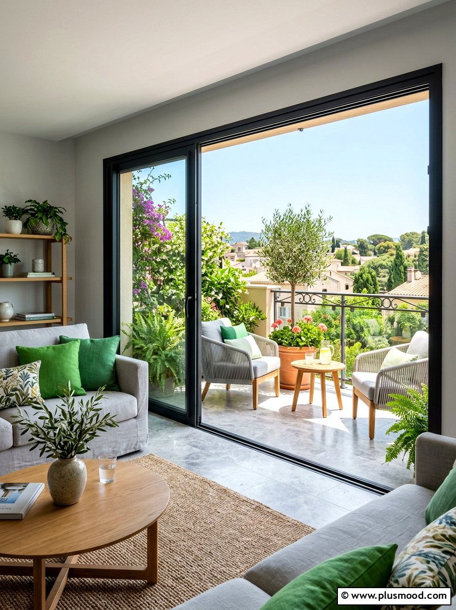 Indoor outdoor living room - 25 small summer living room ideas