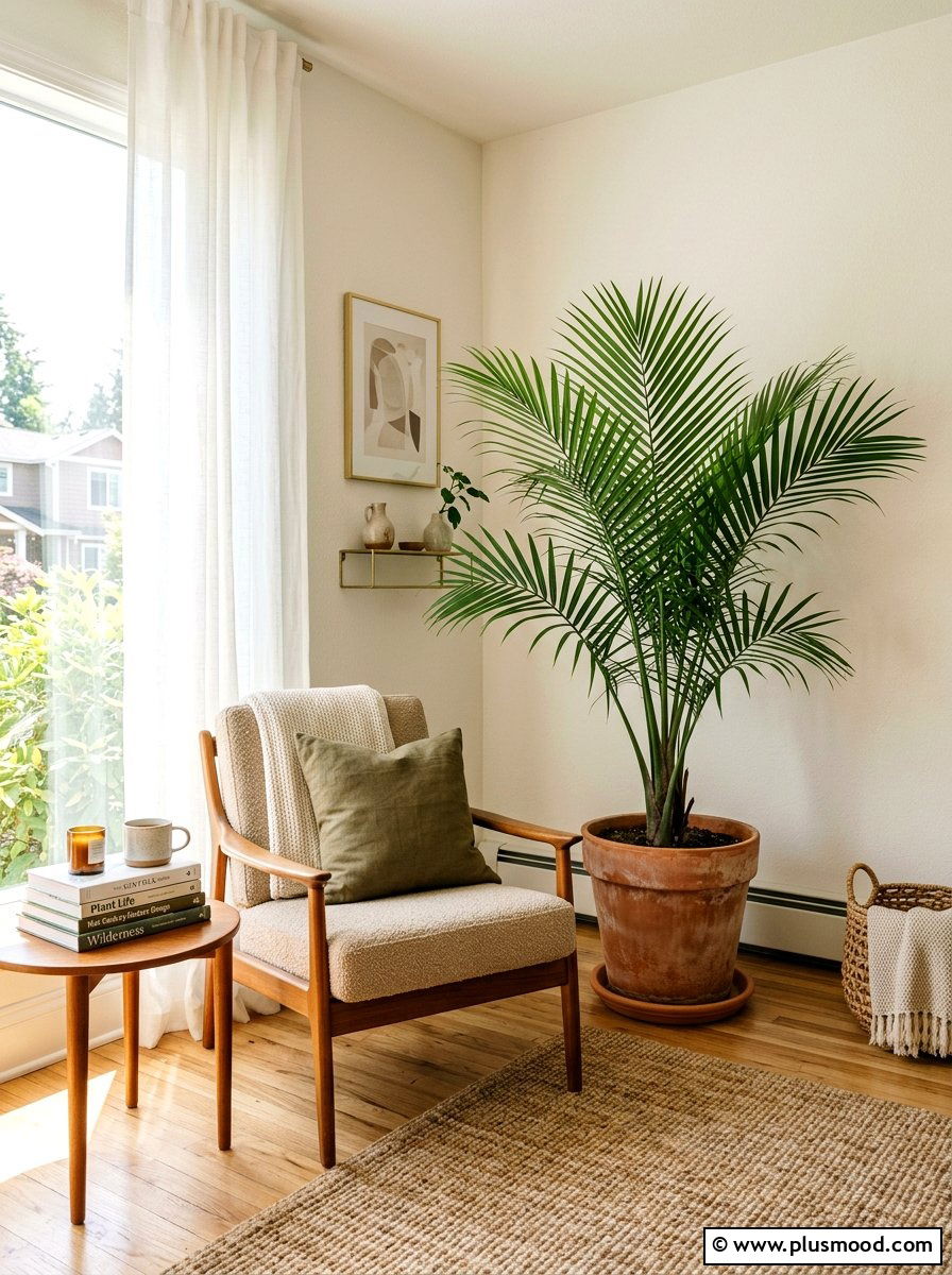 Indoor palm trees - 25 summer tropical home decor ideas