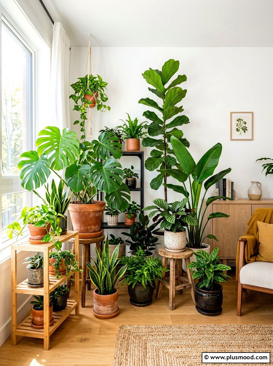 Indoor potted plants - 25 simple summer decorating ideas