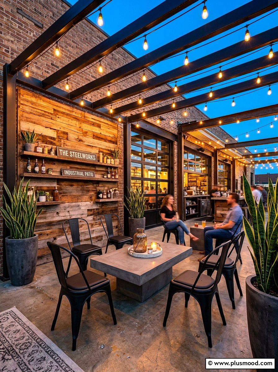 Industrial Patio - 25 summer patio decor ideas