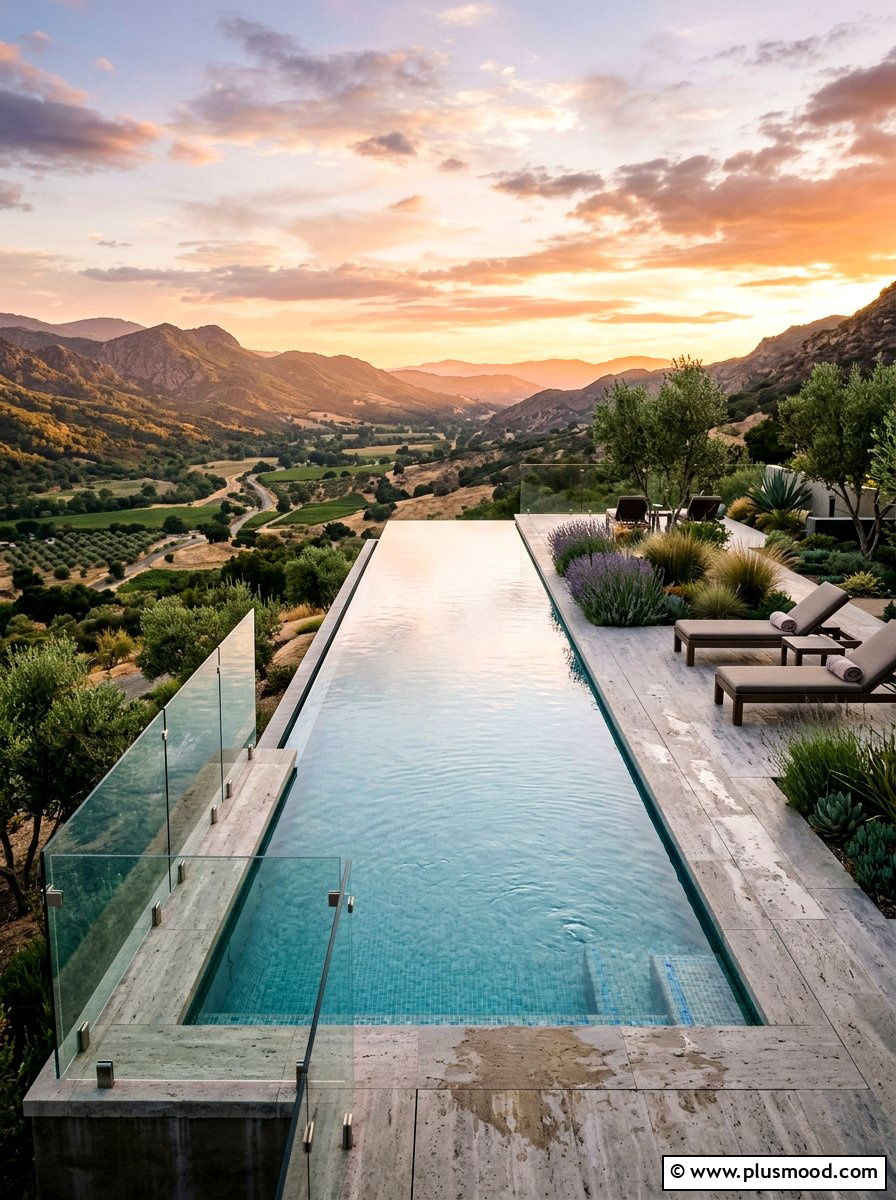 Infinity Pool Landscape - 25 pool landscaping ideas for hot climates