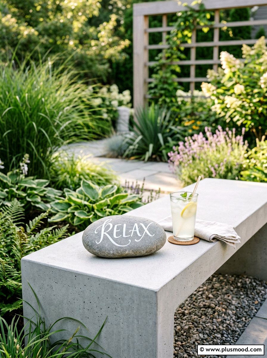 Inspirational Quote Rock - 25 painted rock ideas for outdoor gallery