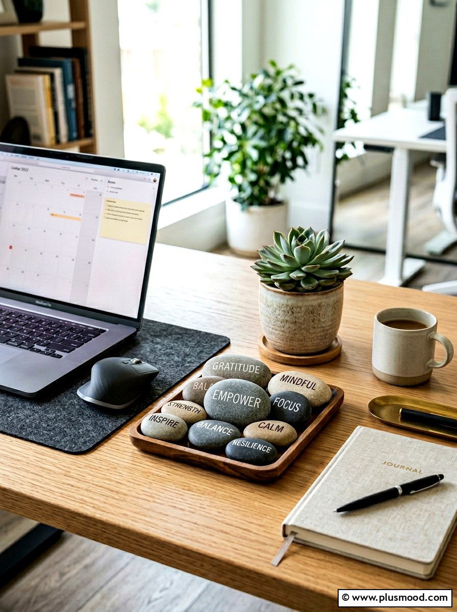 Inspirational Stones For Office Desks - 25 painted rock ideas with inspirational words