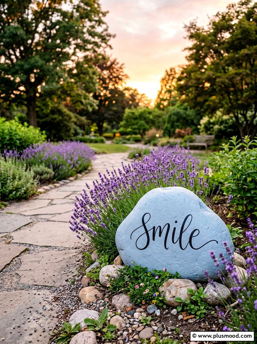 Inspirational word rock - 25 painted rock ideas for rock hunting game