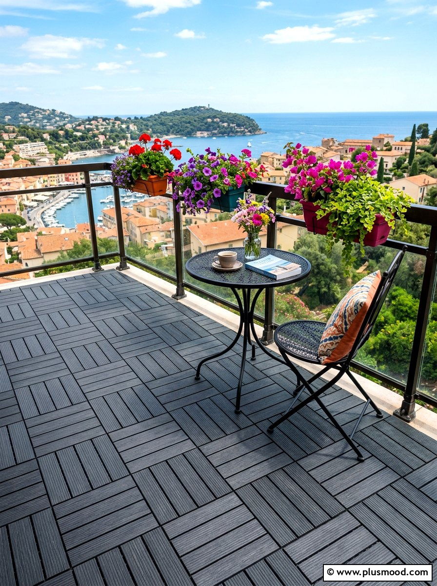 Interlocking Balcony Decking - 25 summer modern balcony ideas