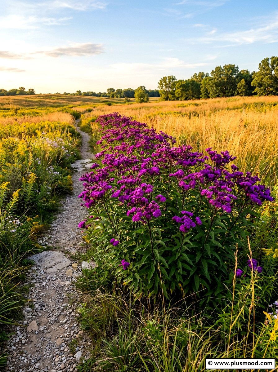 Ironweed - 25 late summer flower garden ideas
