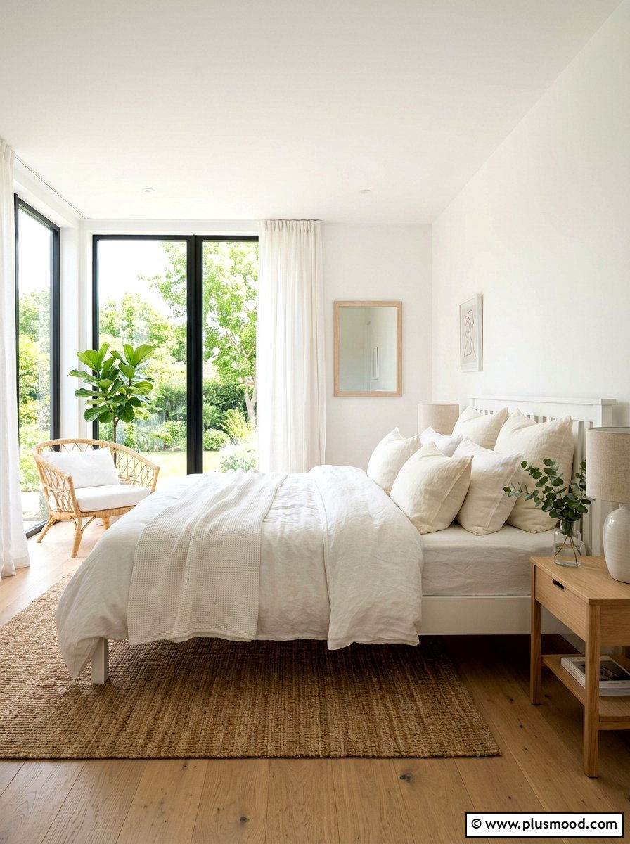 Ivory linen pillows - 25 summer pillow ideas for bedroom