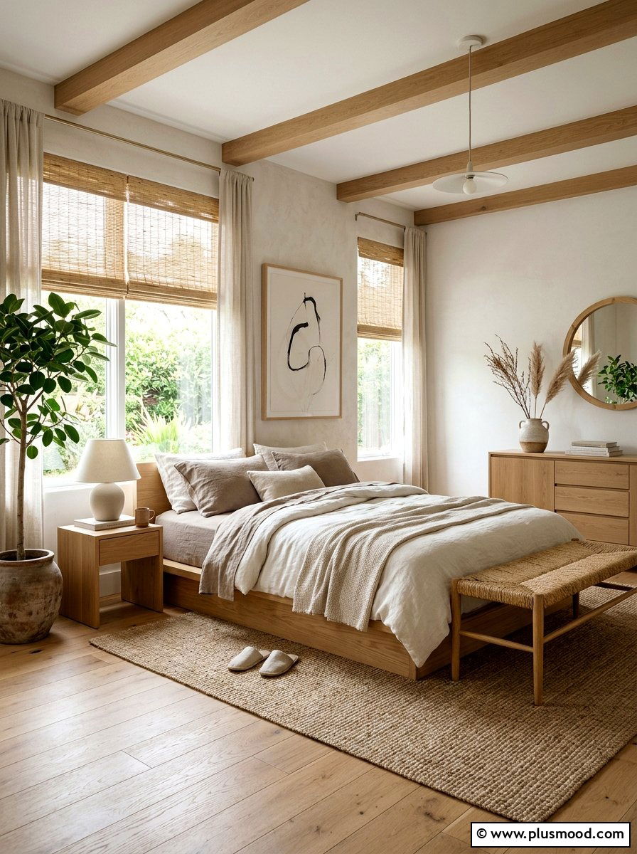 Japandi Bedroom Decor - 25 summer apartment bedroom ideas