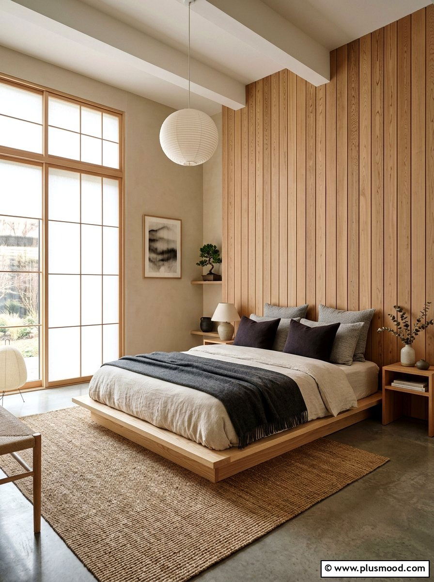 Japandi Neutral Bedroom - 25 neutral summer bedroom ideas