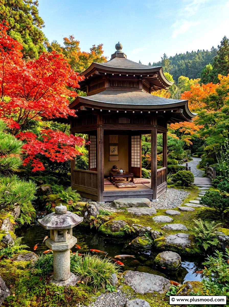 Japanese Garden Gazebo - 25 summer backyard gazebo ideas
