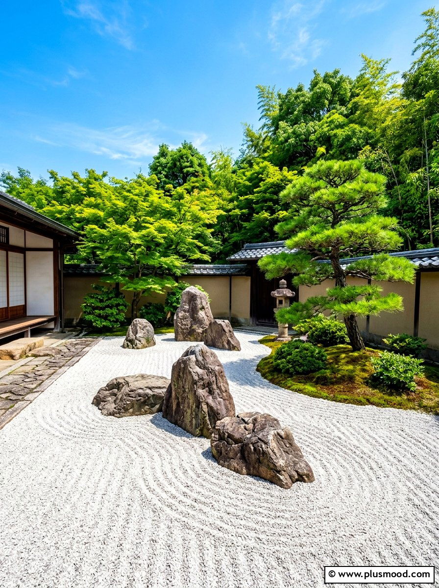 Japanese Summer Rock Garden - 25 beautiful summer garden ideas