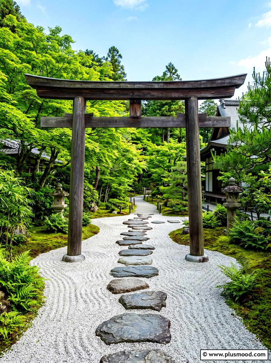 Japanese Zen Gate - 25 summer garden gate ideas