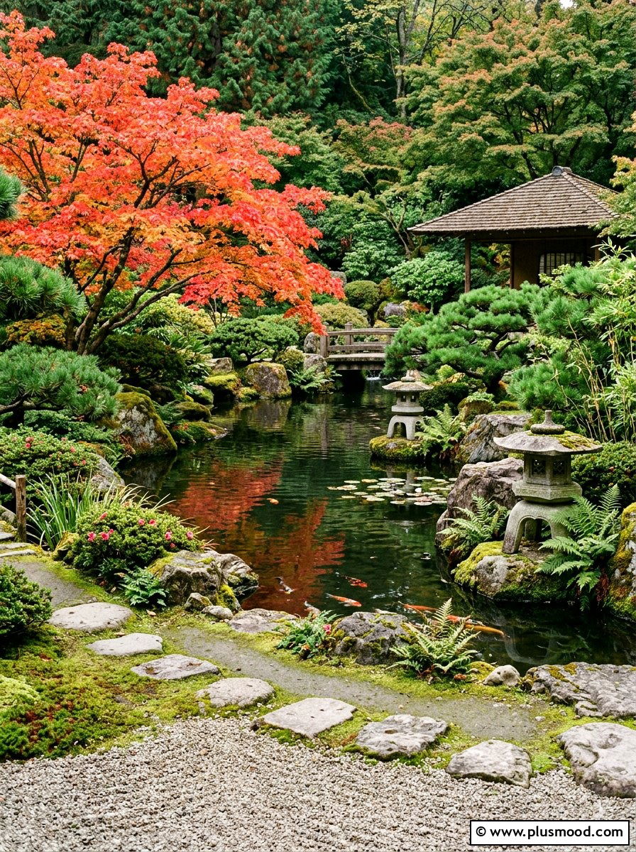 Japanese garden pool landscape - 25 pool landscaping ideas with flower beds