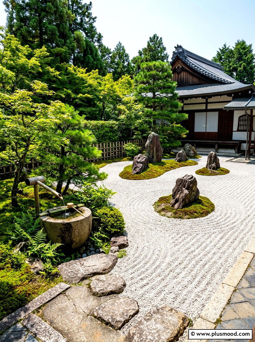 Japanese rock garden style - 25 summer rock garden ideas