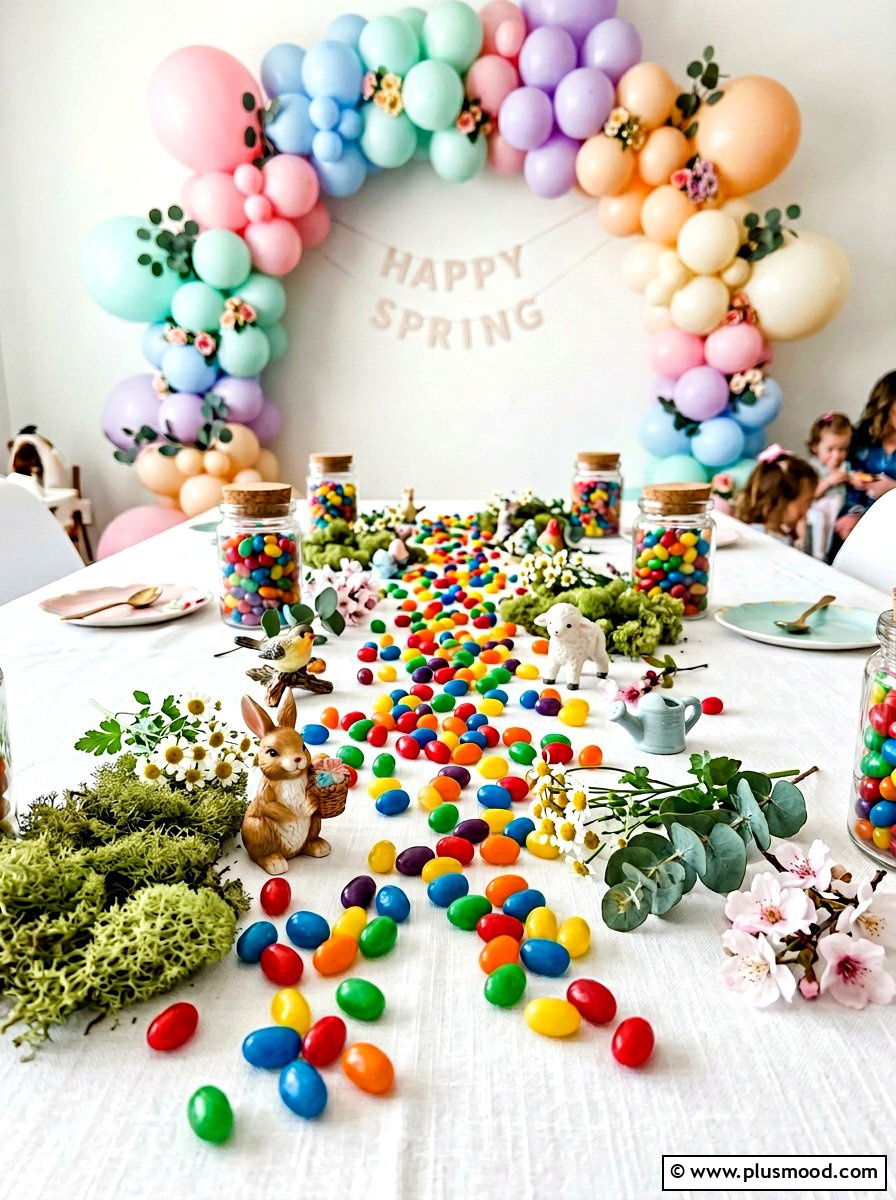 Jelly bean stone - 25 painted rock ideas for Easter