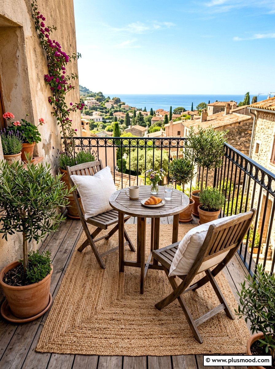 Jute Balcony Rug - 25 summer balcony rug ideas