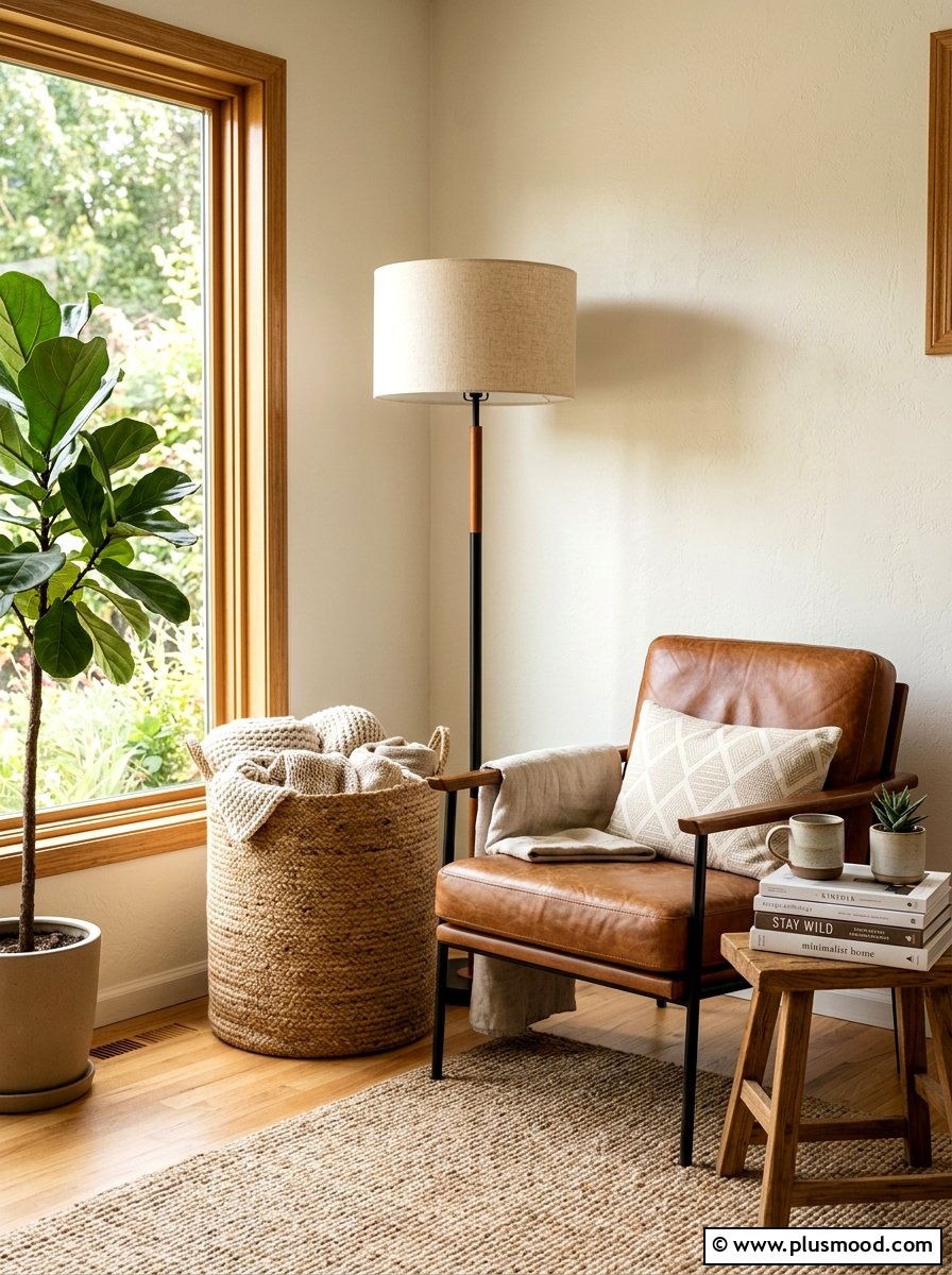 Jute Basket Corner Decor - 25 summer blanket basket ideas for living room