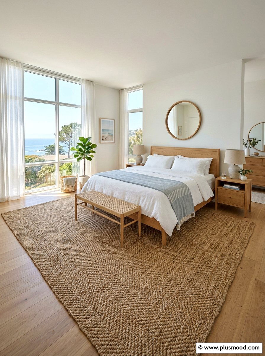 Jute Bedroom Rug - 25 summer rug ideas for bedroom
