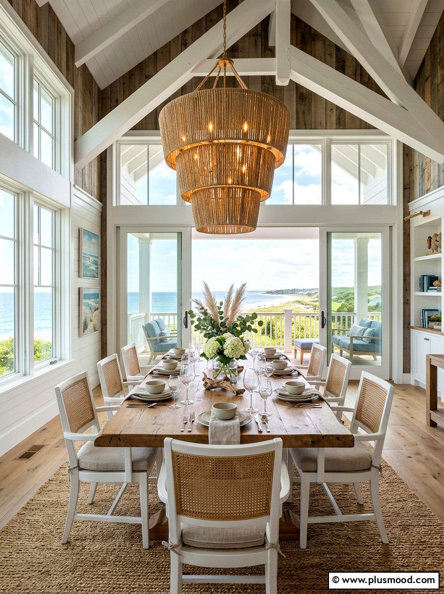 Jute Chandelier - 25 summer jute decor ideas