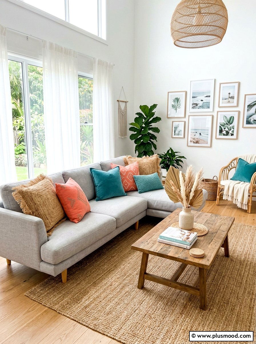 Jute Cushion Cover - 25 summer jute decor ideas