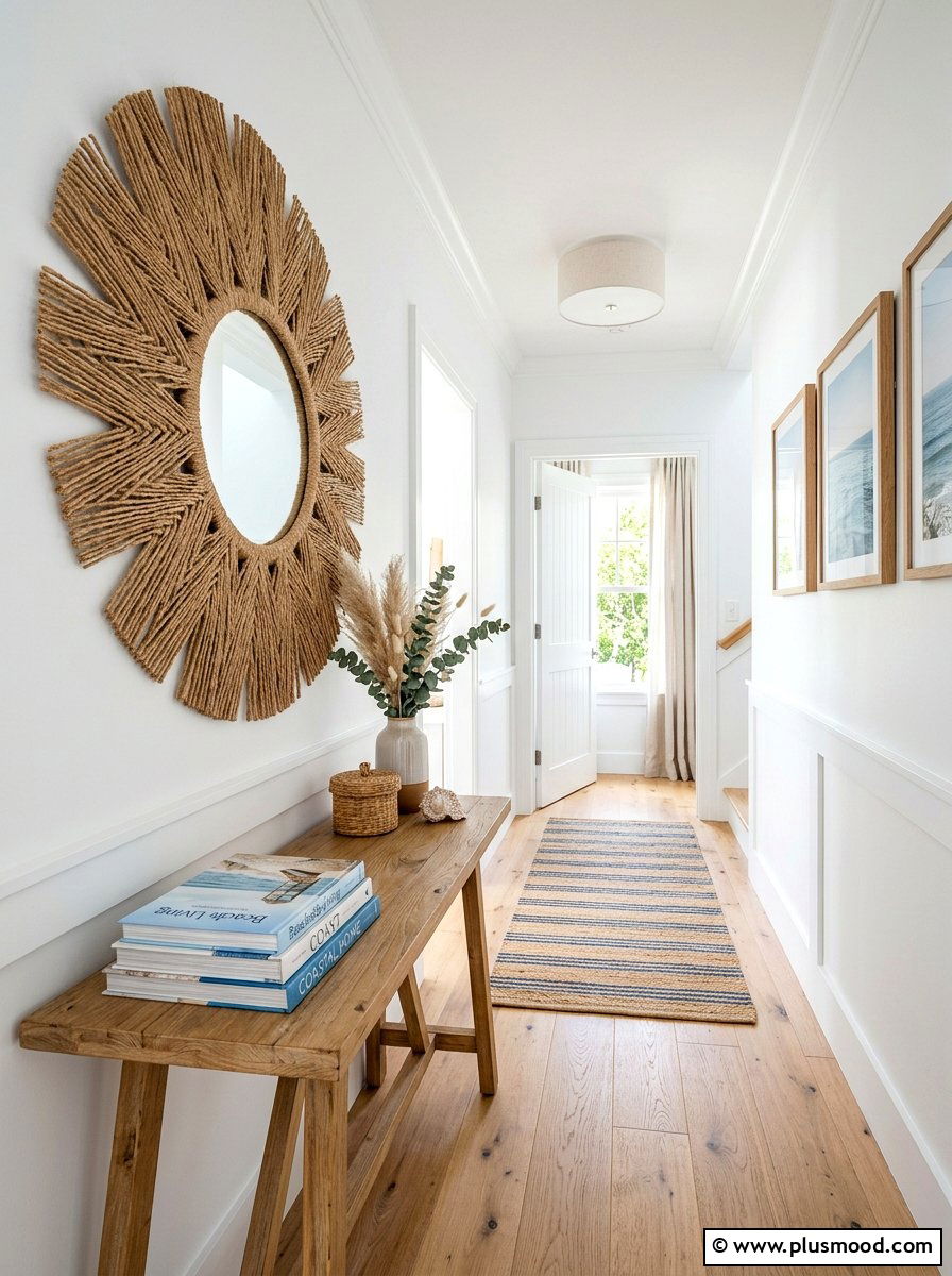 Jute Mirror Frame - 25 summer jute decor ideas