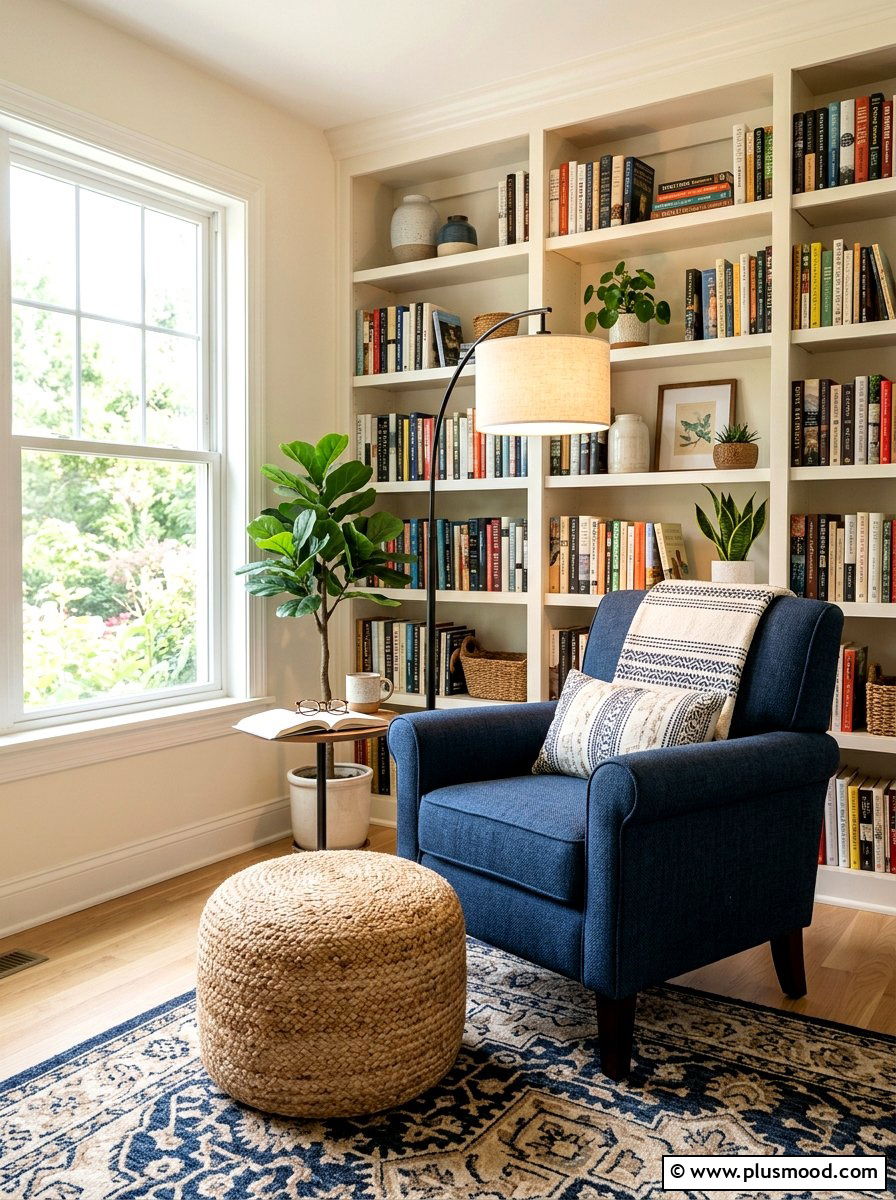 Jute Ottoman - 25 summer jute decor ideas