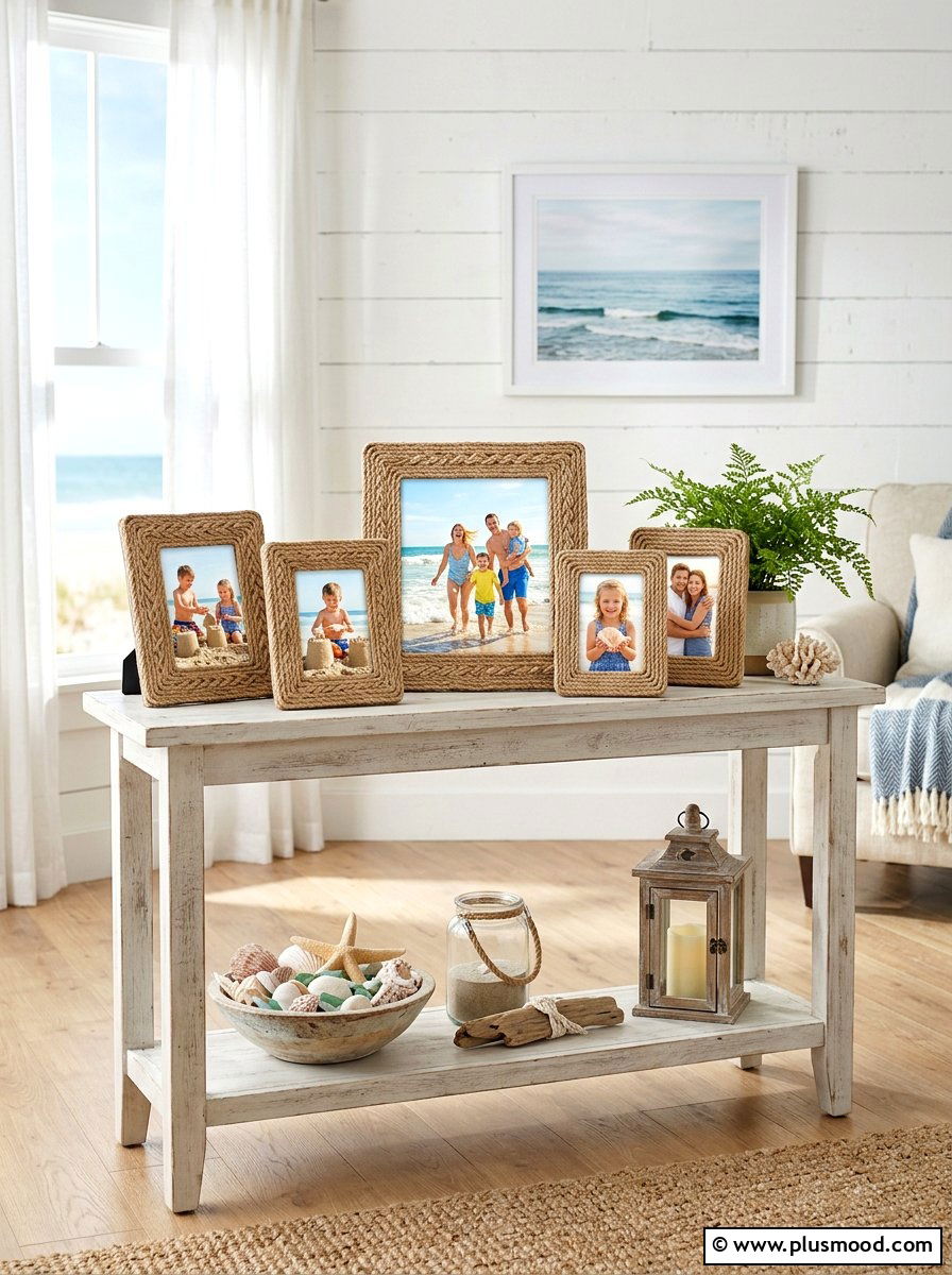 Jute Picture Frame - 25 summer jute decor ideas