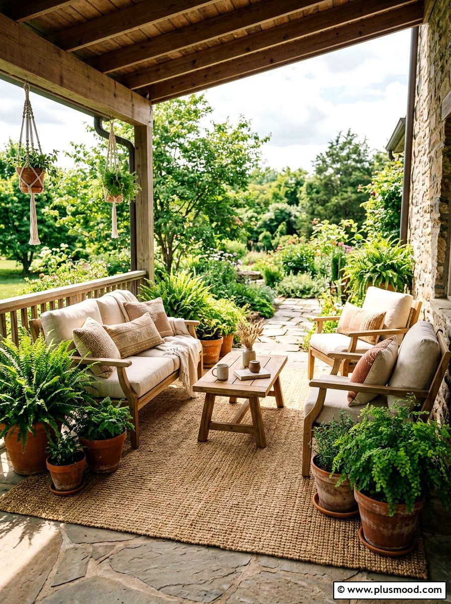 Jute Porch Rug - 25 summer porch rug ideas