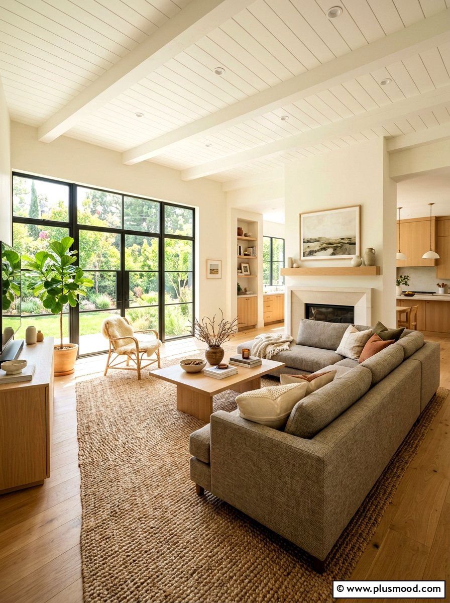 Jute Rug - 25 late summer home decor ideas