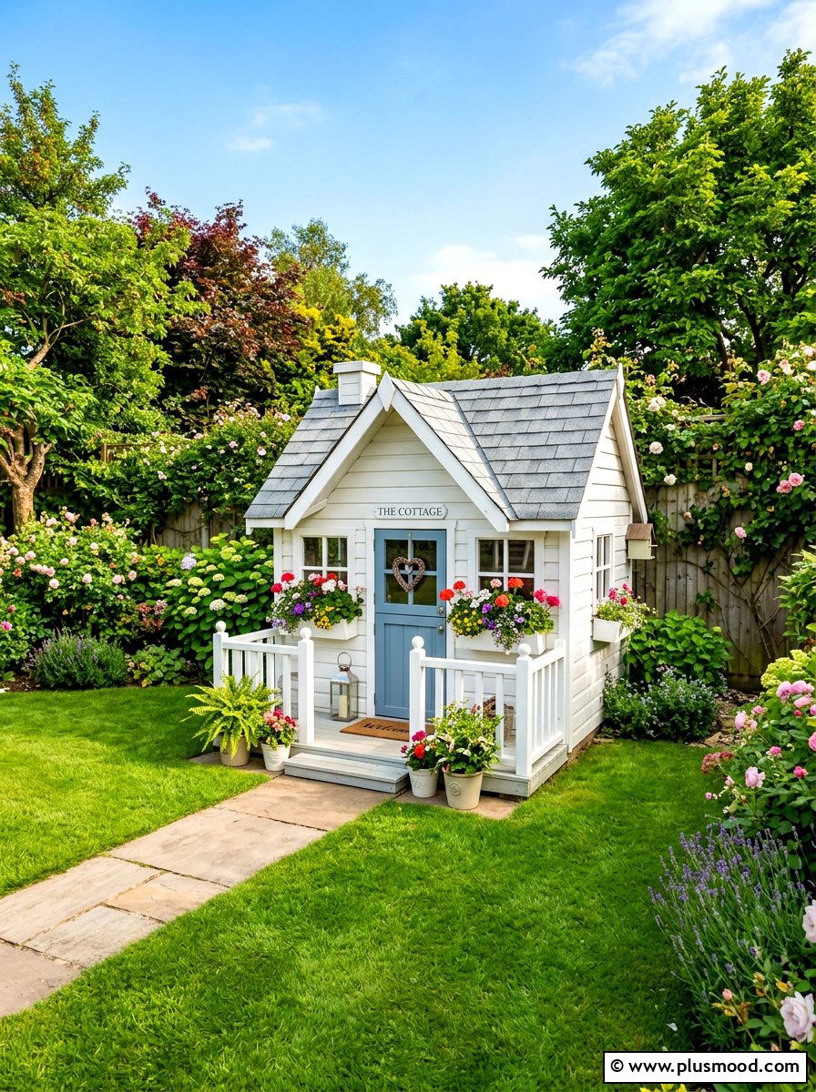 Kids Play House - 25 summer backyard makeover ideas