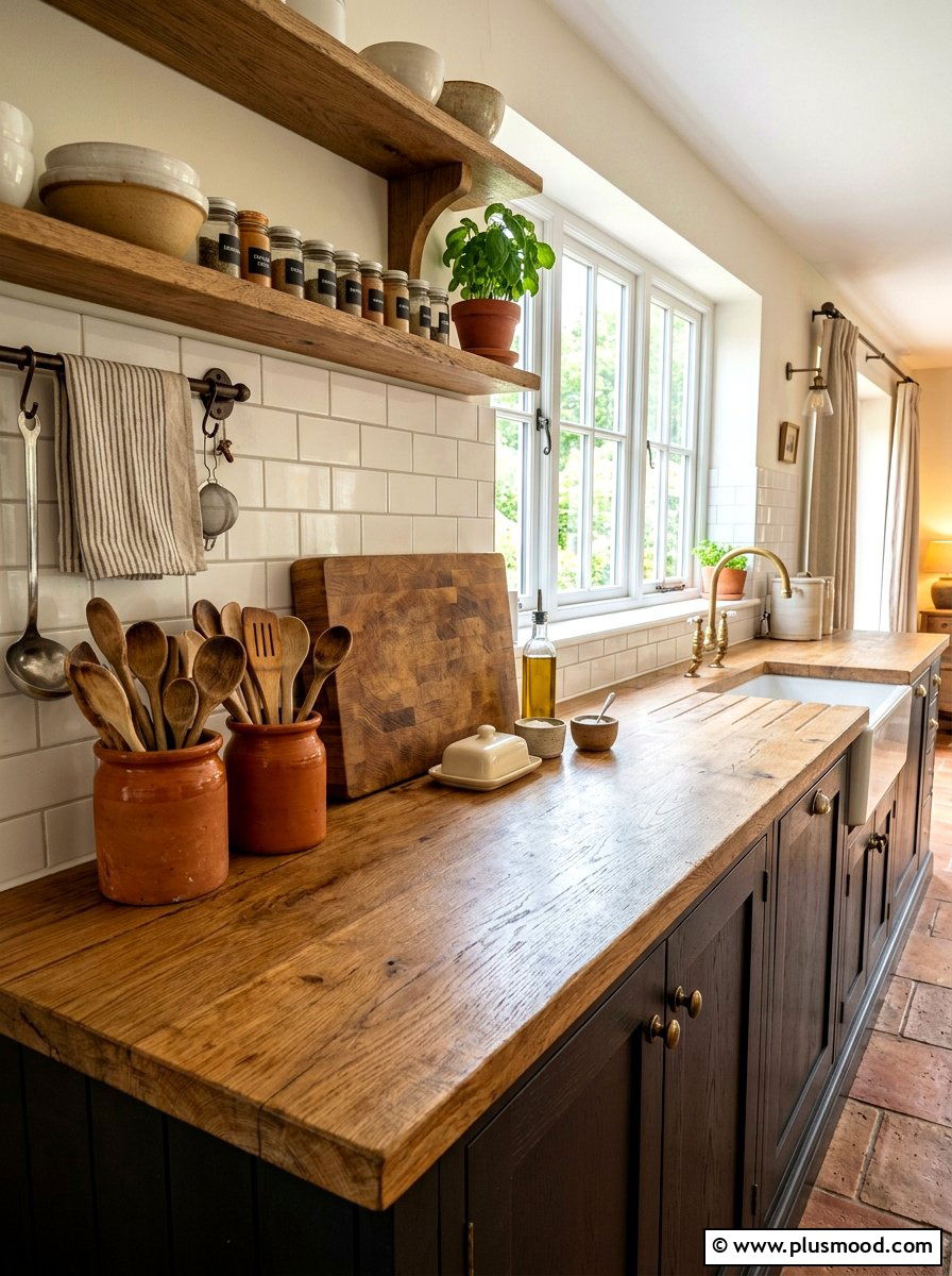 Kitchen Counter Storage - 25 summer transition decor ideas