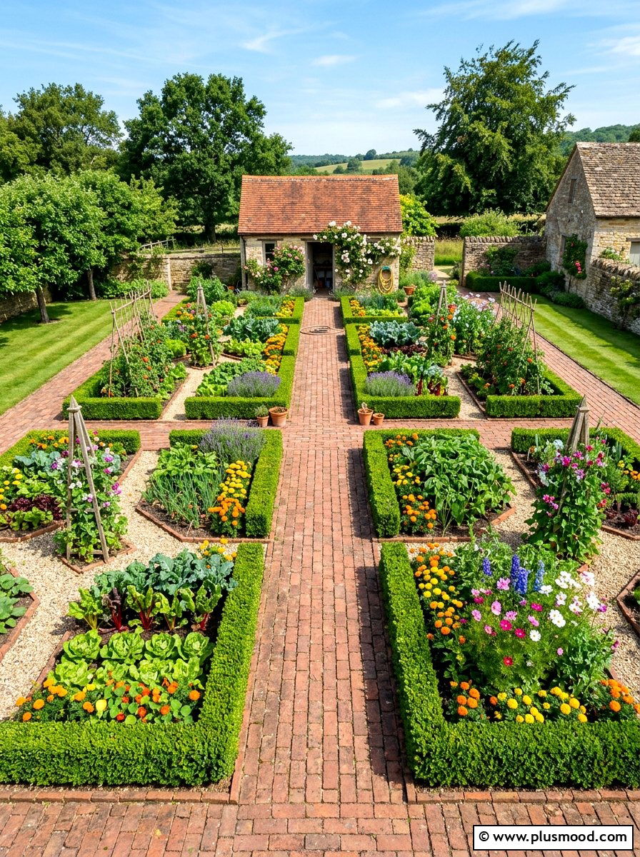 Kitchen Garden Layout - 25 summer edible garden ideas